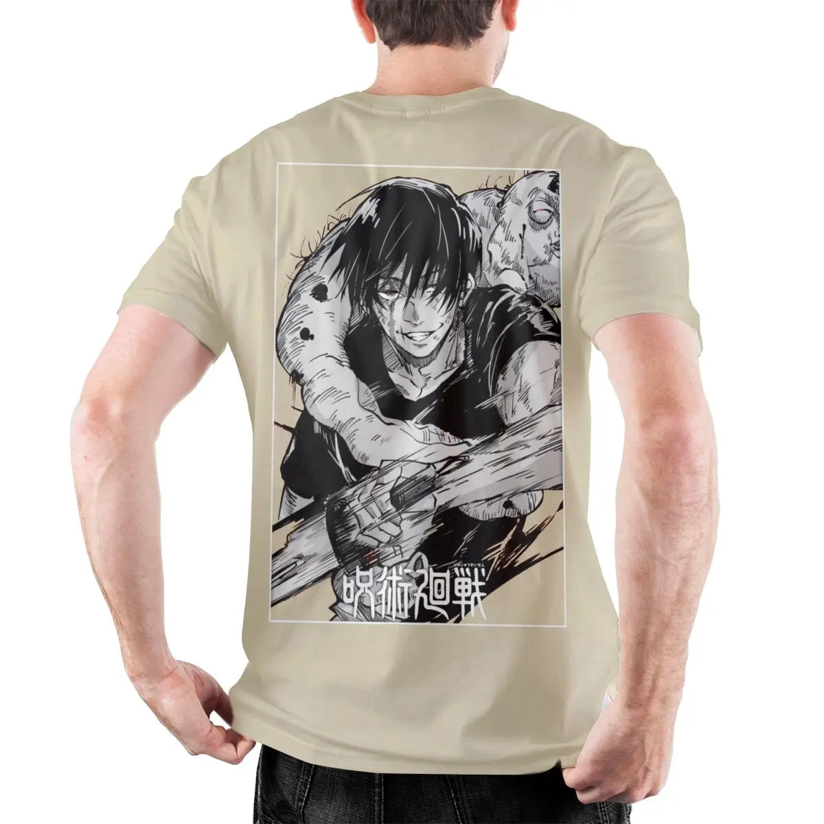 Men's Toji Fushiguro Knife JJK Anime T Shirt